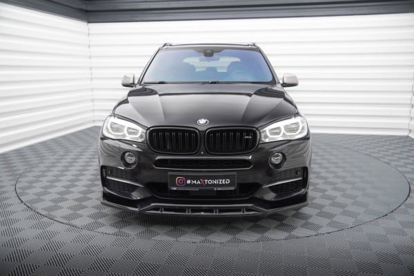 MAXTON DESIGN - Spoiler pod predný nárazník V.3 vhodné pre BMW X5 M-PACK F15, Čierny lesk – Obrázok 4