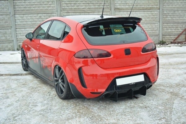 MAXTON DESIGN - Difúzor zadného nárazníka SEAT LEON MK2 MS DESIGN