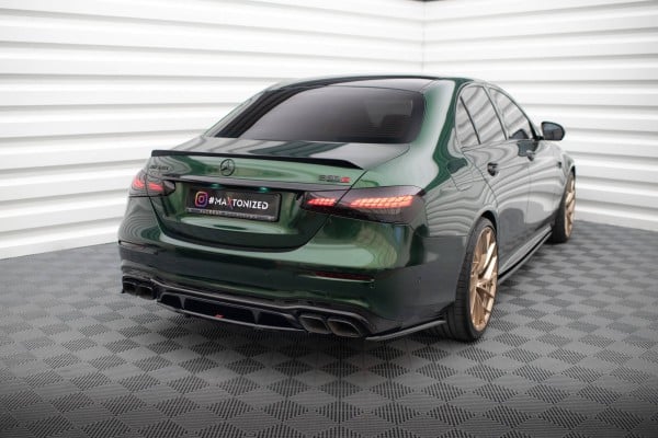 MAXTON DESIGN - Bočné spojlere pod zadný nárazník MERCEDES-AMG E63 W213 FACELIFT, Čierny lesk – Obrázok 3