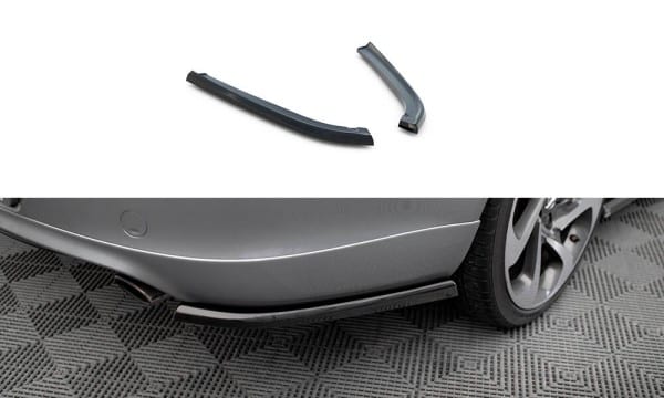MAXTON DESIGN - Bočné spojlere zadného nárazníka OPEL INSIGNIA OPC-LINE MK1 ,Čierny lesk