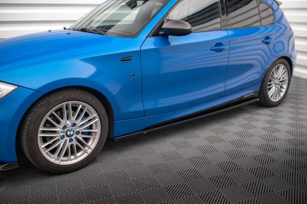 MAXTON DESIGN - Lišty pod bočné prahy vhodné pre BMW 1 M-PACK E87 FACELIFT, Čierny lesk – Obrázok 3