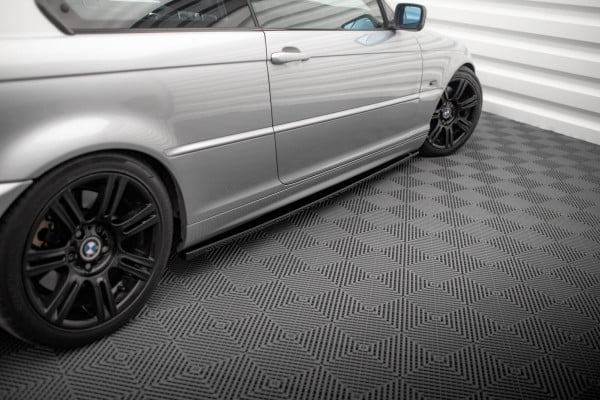 MAXTON DESIGN - Lišty pod bočné prahy vhodné pre BMW 3 COUPE E46 ,Čierny lesk – Obrázok 2