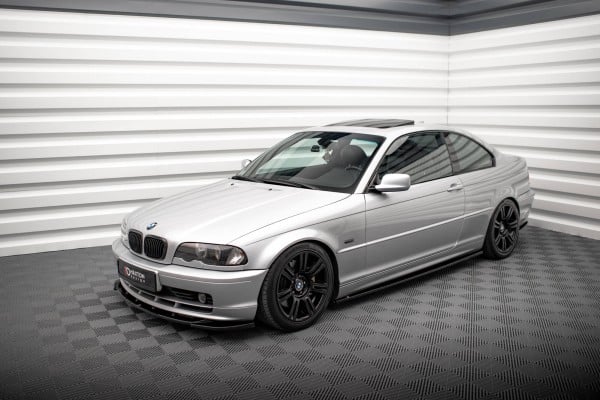 MAXTON DESIGN - Lišty pod bočné prahy vhodné pre BMW 3 COUPE E46 ,Čierny lesk – Obrázok 3