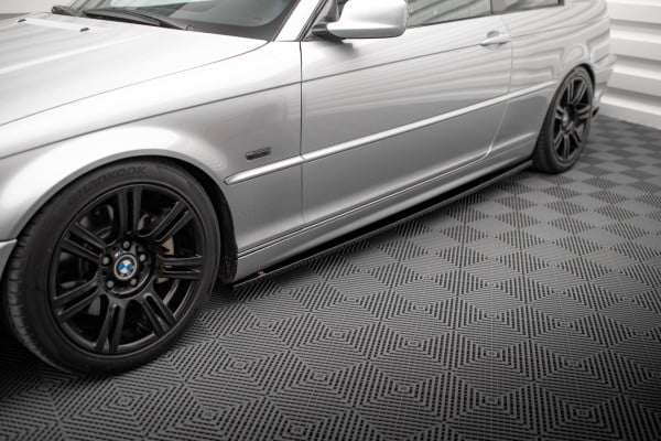 MAXTON DESIGN - Lišty pod bočné prahy vhodné pre BMW 3 COUPE E46 ,Čierny lesk – Obrázok 4