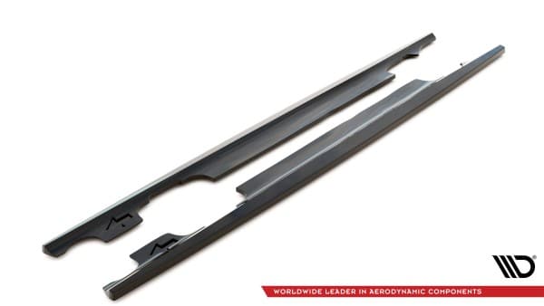 MAXTON DESIGN - Lišty pod bočné prahy vhodné pre BMW 3 COUPE E46 ,Čierny lesk – Obrázok 5