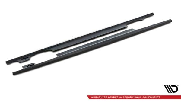 MAXTON DESIGN - Lišty pod bočné prahy vhodné pre BMW 3 COUPE E46 ,Čierny lesk – Obrázok 6