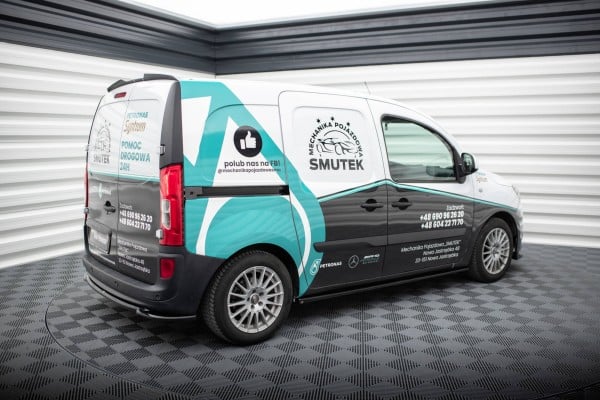 MAXTON DESIGN - Lišty pod prahy MERCEDES-BENZ CITAN MK1 ,Čierny lesk – Obrázok 3