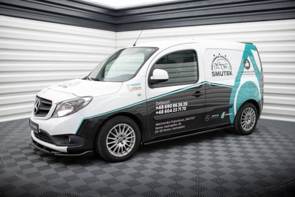 MAXTON DESIGN - Lišty pod prahy MERCEDES-BENZ CITAN MK1 ,Čierny lesk – Obrázok 5