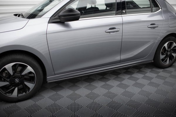 MAXTON DESIGN - Lišty pod bočné prahy  OPEL CORSA F ( MK6), Čierny lesk – Obrázok 3