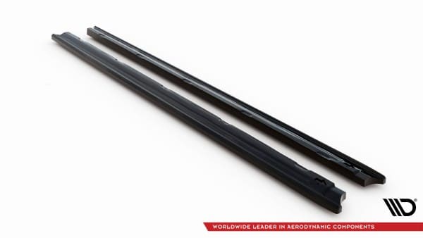 MAXTON DESIGN - Lišty pod bočné prahy  OPEL CORSA F ( MK6), Čierny lesk – Obrázok 6