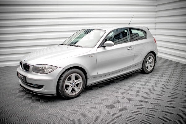 MAXTON DESIGN - Lišty pod bočné prahy  vhodné pre BMW 1 E81 FACELIFT ,Čierny lesk – Obrázok 3