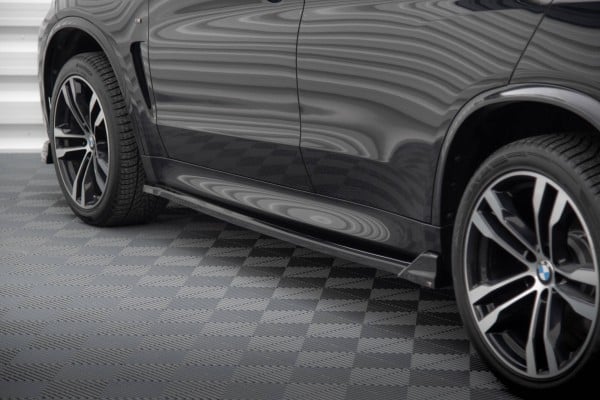 MAXTON DESIGN - Lišty pod bočné prahy vhodné pre BMW X5 M-PACK F15, Čierny lesk – Obrázok 2