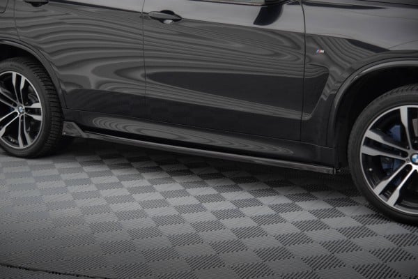 MAXTON DESIGN - Lišty pod bočné prahy vhodné pre BMW X5 M-PACK F15, Čierny lesk – Obrázok 3