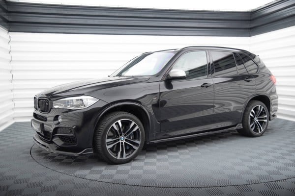 MAXTON DESIGN - Lišty pod bočné prahy vhodné pre BMW X5 M-PACK F15, Čierny lesk – Obrázok 4