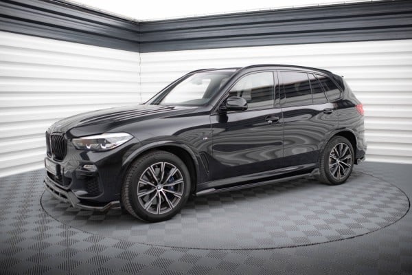 MAXTON DESIGN -Lišty pod bočné prahy vhodné pre BMW X5 M-PACK G05, Čierny lesk – Obrázok 3