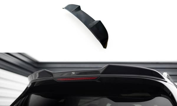 MAXTON DESIGN - Predlženie spoilera 3D BMW X7 M-PACK G07 FACELIFT, Čierny lesk