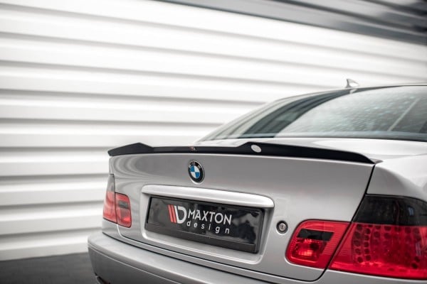MAXTON DESIGN - Spoiler kufra  V.2 vhodné pre BMW 3 COUPE E46 Čierny lesk – Obrázok 3