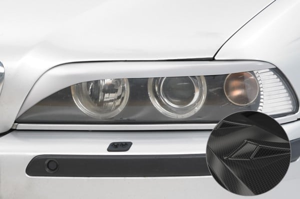 Scheinwerferblenden Carbon Look fĂĽr BMW 5er E39 SB060-C