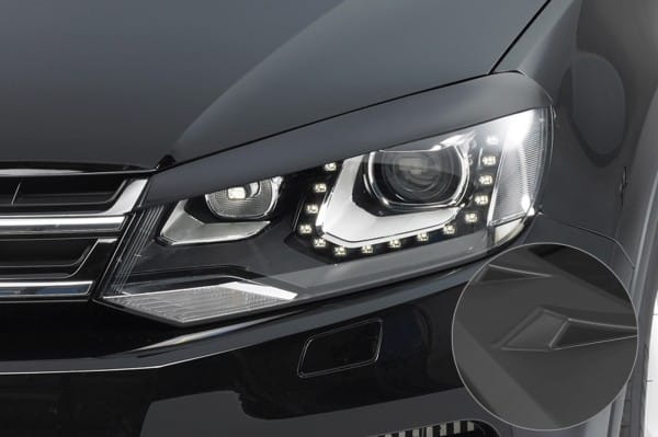 Mračítka pre VW Touareg II (Typ 7P) SB085, Čierna matná