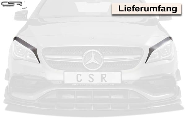 Mračítka pre Mercedes Benz CLA X117 / C117 SB283, Čierna matná – Obrázok 4