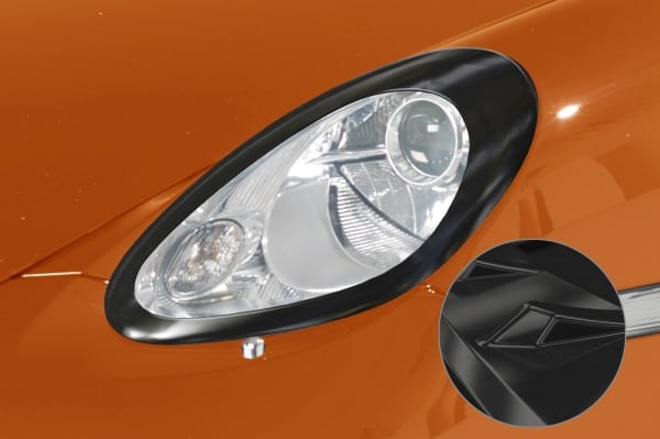 Mračítka pre Porsche Boxster / Cayman 987 SB289, Čierny lesk