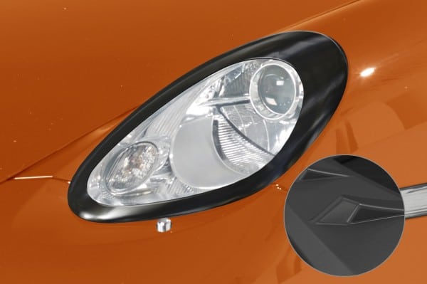 Mračítka pre Porsche Boxster / Cayman 987 SB289, Čierna matná