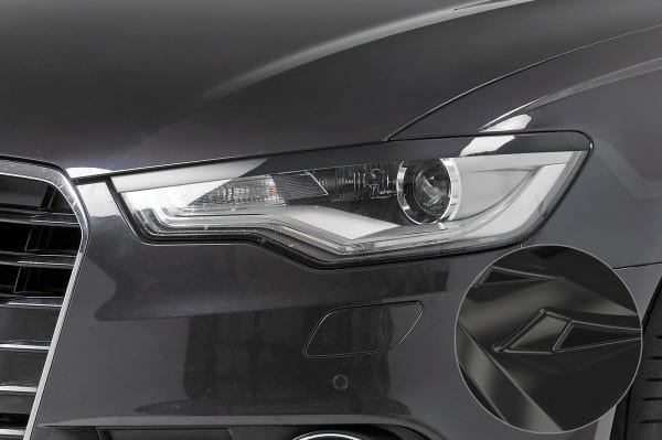 Mračítka pre Audi A6 4G C7 Xenon SB299, Čierny lesk