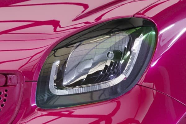 Mračítka pre Smart fortwo 453 / EQ fortwo SB311, Čierny lesk – Obrázok 2