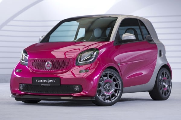 Mračítka pre Smart fortwo 453 / EQ fortwo SB311, Čierny lesk – Obrázok 3