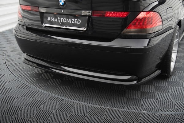 MAXTON DESIGN - Spoiler zadného nárazníka vhodné pre BMW 7 E65, Čierny lesk – Obrázok 3