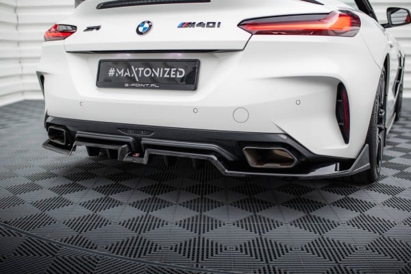 MAXTON DESIGN - Spoiler pod zadný nárazník , vhodné pre BMW Z4 M40I FACELIFT, Čierny lesk – Obrázok 4