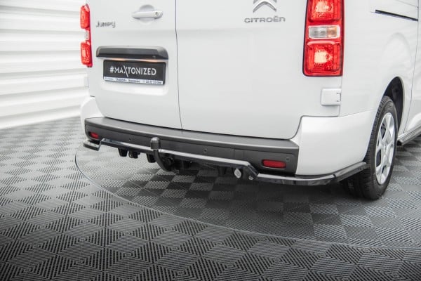 MAXTON DESIGN - Spoiler pod zadný nárazník CITROEN JUMPY MK3, Čierny lesk – Obrázok 3