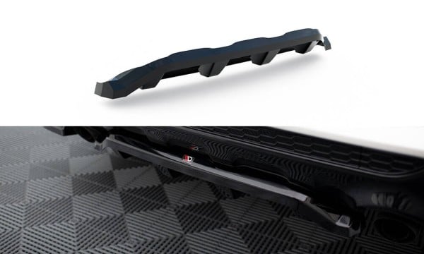 MAXTON DESIGN - Spoiler pod zadný nárazník ,FORD KUGA ST-LINE MK2, Čierny lesk