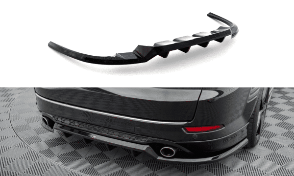 MAXTON DESIGN - Spoiler pod zadný nárazník V.2 FORD MONDEO ST-LINE MK4 FACELIFT, Čierny lesk
