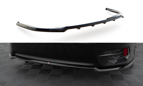 MAXTON DESIGN - Spoiler pod zadný nárazník V.2,HONDA CIVIC MK10 , Čierny lesk