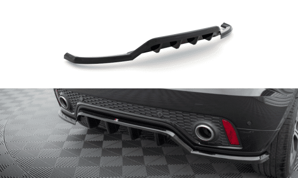 MAXTON DESIGN - Spoiler zadného nárazníka, JAGUAR E-PACE R-DYNAMIC MK1, Čierny lesk
