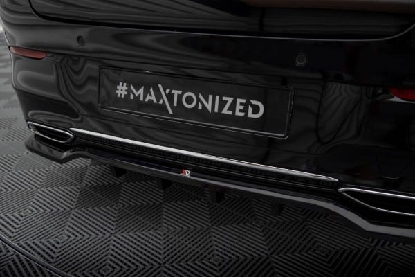 MAXTON DESIGN - Spoiler pod zadný nárazník ,MERCEDES-BENZ CLA COUPE C118 , Čierny lesk – Obrázok 5