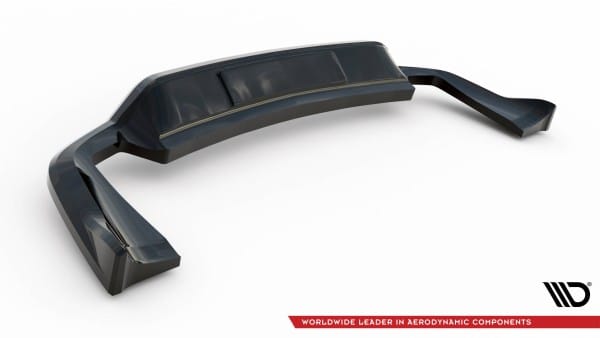 MAXTON DESIGN - Spoiler pod zadný nárazník, PORSCHE CAYENNE MK2 FACELIFT, Čierny lesk – Obrázok 8