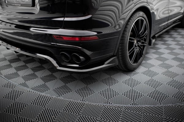 MAXTON DESIGN - Spoiler pod zadný nárazník, PORSCHE CAYENNE MK2 FACELIFT, Čierny lesk – Obrázok 4