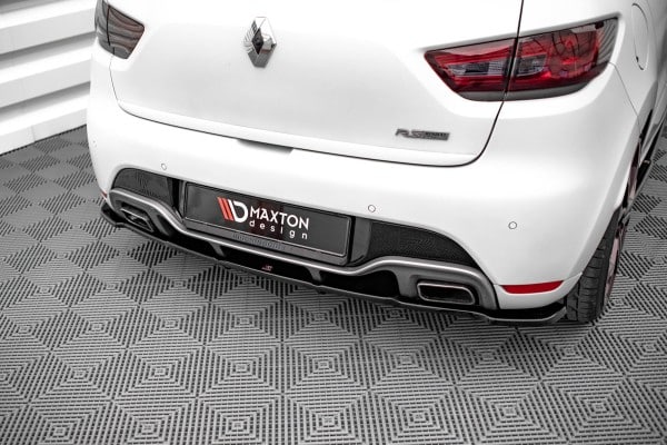 MAXTON DESIGN - Spoiler pod zadný nárazník RENAULT CLIO RS MK4, Čierny lesk – Obrázok 3
