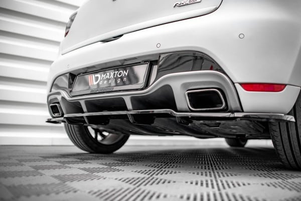 MAXTON DESIGN - Spoiler pod zadný nárazník RENAULT CLIO RS MK4, Čierny lesk – Obrázok 4