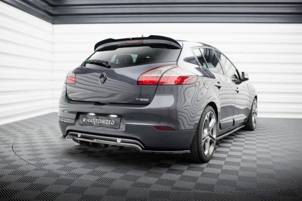 MAXTON DESIGN - Spoiler pod zadný nárazník  , RENAULT MEGANE GT MK3 FACELIFT, Čierny lesk – Obrázok 2