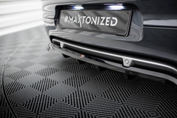 MAXTON DESIGN - Spoiler pod zadný nárazník  , RENAULT MEGANE GT MK3 FACELIFT, Čierny lesk – Obrázok 5