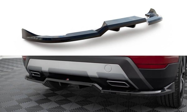 MAXTON DESIGN - Spoiler pod zadný nárazník SEAT ARONA FR MK1, Čierny lesk