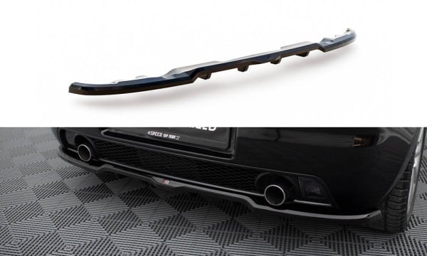 MAXTON DESIGN - Spoiler pod zadný nárazník, SUZUKI SWIFT SPORT MK4, Čierny lesk