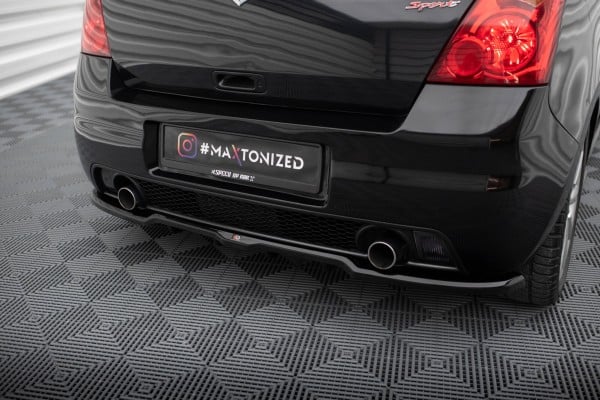 MAXTON DESIGN - Spoiler pod zadný nárazník, SUZUKI SWIFT SPORT MK4, Čierny lesk – Obrázok 4
