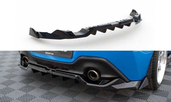 MAXTON DESIGN - Spoiler pod zadný nárazník V.3,TOYOTA GR86 MK1, Čierny lesk