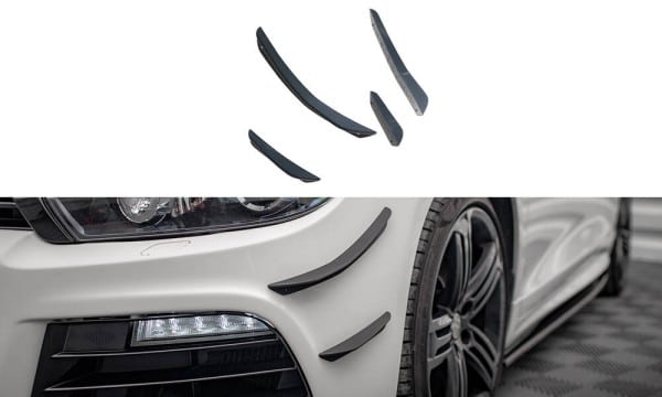 MAXTON DESIGN -Rozšírenie predného nárazníka , VOLKSWAGEN SCIROCCO R MK3 ,