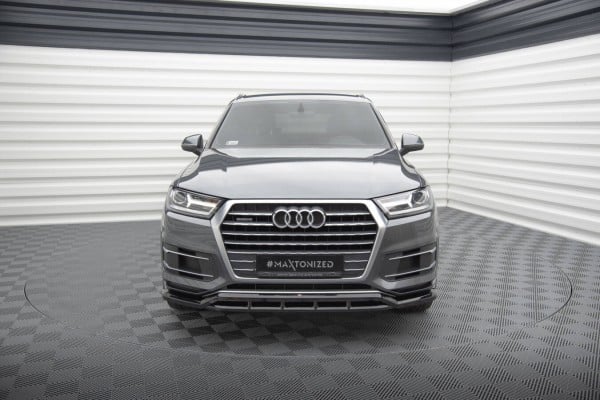 MAXTON DESIGN - Spoiler predného nárazníka ,AUDI Q7 MK2 , Čierny lesk – Obrázok 3