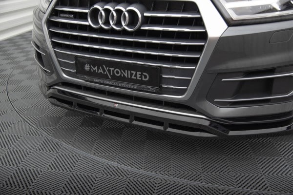 MAXTON DESIGN - Spoiler predného nárazníka ,AUDI Q7 MK2 , Čierny lesk – Obrázok 4